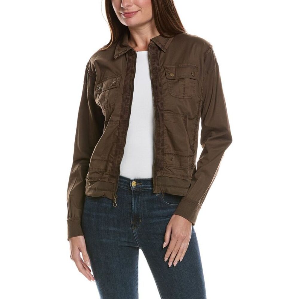 Xcvi Womens Ari Bomber Jacket, Brown